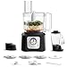 Moulinex Double Force Compact Robot Cuisine Multifonction, Bol 3L, 800W, 2 Vitesses + Pulse, 9 Accessoires, Blender, Hachoir, Râpes, Noir FP546811