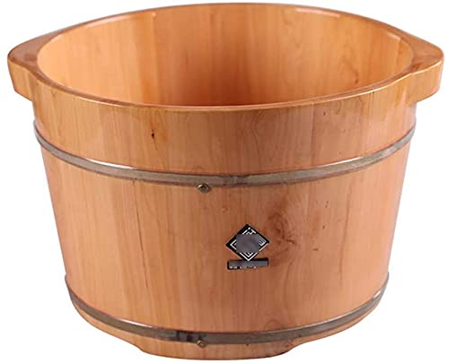 Spa de pies de madera con barril 26 cm alto