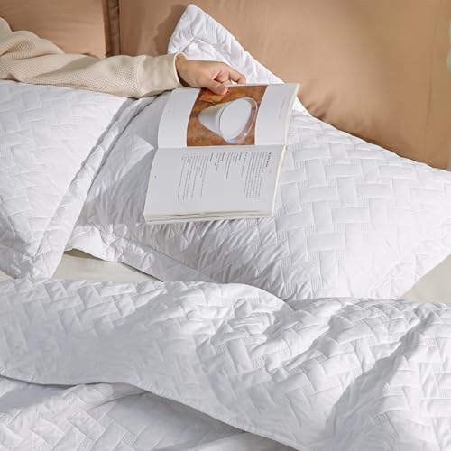 Bedsure King Size Quilt Set - Lightweight Summer Quilt King - Light Camel Bedspread King Size thumb #4