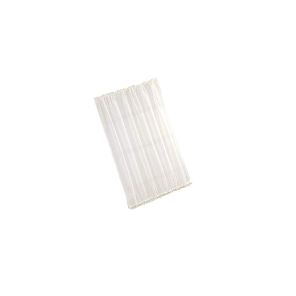 Panel De Cortina De Puerta De Patio De Cortinas De Puerta Francesa Semi Transparente, 3 Tamaños Disponibles, Paquete De 1 Piezas (Blanco) - W137xL102cm