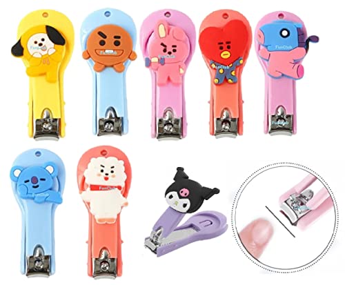 FunClub Nail Cutter for Kids Nail cutter set for women Nail Clipper Set Nails care kit Cartoon Nail Clippers Nail Cutter for Women Nail Cutter Kit Care Kit for Kids Nail Cutter for Baby Best Gift_Pack of 4