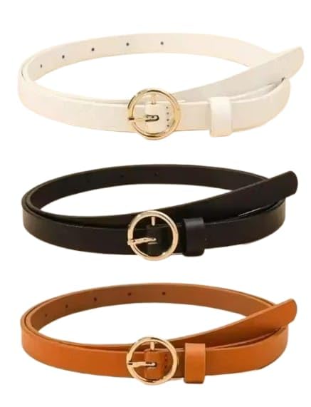 Leather Waist Belt for Jeans Party...