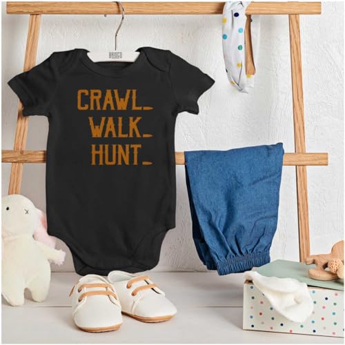 Brisco Brands Crawl Walk Hunt Hunting Life Baby Romper Boys or Girls3