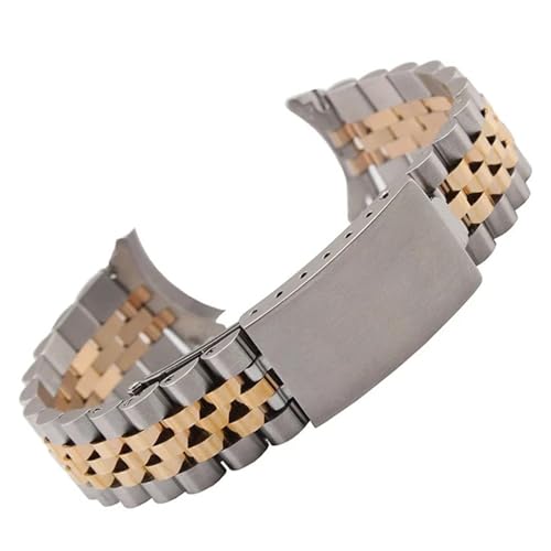 [Ő] bNX fCgWXg XgbvΉ XeXX`[oh J[uGhEHb`oh Y fB[X Wr[uXbgΉ 13/17/18/19/20/21/22mm(Silver-Gold,22mm)
