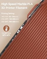 SUNLU PLA Marmor Filament 1.75mm Hellkastanienbraun Marble PLA – Ansicht 7