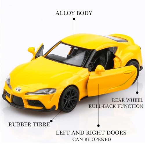 Auto de juguete Toyota Supra escala 1:36 miniatura 3