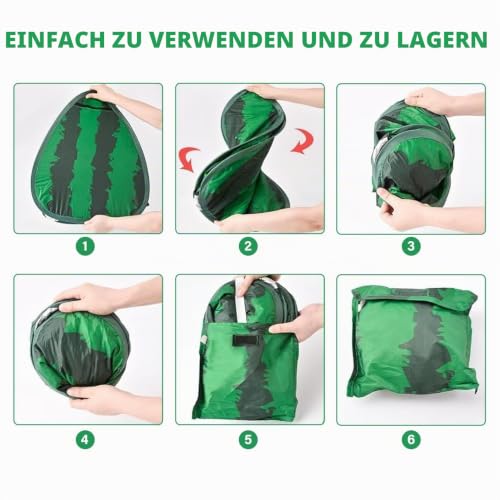 SKIKHN Mini Kopfzelt, Strandmuschel Pop Up, Sonnenschutz Reise Klein für Outdoor Strand, Hundestrandzelt Sonnenschutz, Sonnen-Schutz Reise Klein für Outdoor Strand Sonnenbaden Picknick, Wassermelone