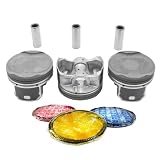 Evergreen SA-5494189562-0 Pistons with Rings Compatible With/For 14-18 Mitsubishi Mirage 1.2L L3 DOHC
