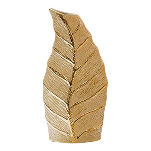 Vase céramique stable or pour éviter les chutes de fleurs séchées - 2