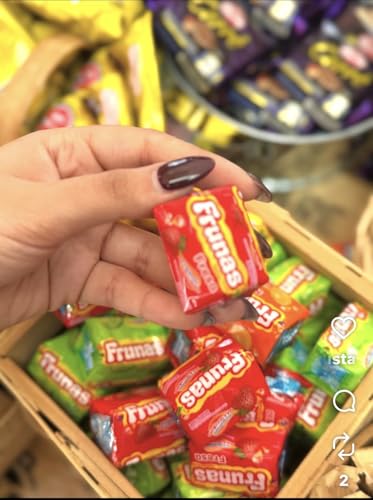 FRUNAS Original 26 unidades peso neto 416g caramelo frutas miniatura 4