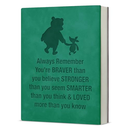 WDXDOWF Inspirational Notebook Journal Motivational Gifts for Women Men Coworkers Friends, Graduation Gifts Journal-Green