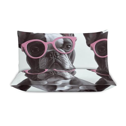 Couette bouledogue français parure de lit chaude contre le froid