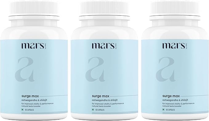 Mars Natural Surge Max Cápsulas  Enriquecidas con Shilajit y Safed Musli  60 cápsulas  Bienestar general (3)