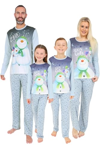 The Snowman and The Snowdog Matching Family Christmas Long Pyjamas (Large)