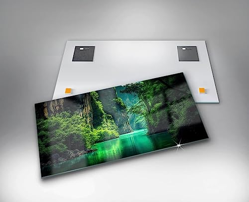 Peinture murale en verre durable Wallfluent 120x60cm tableau art - 2