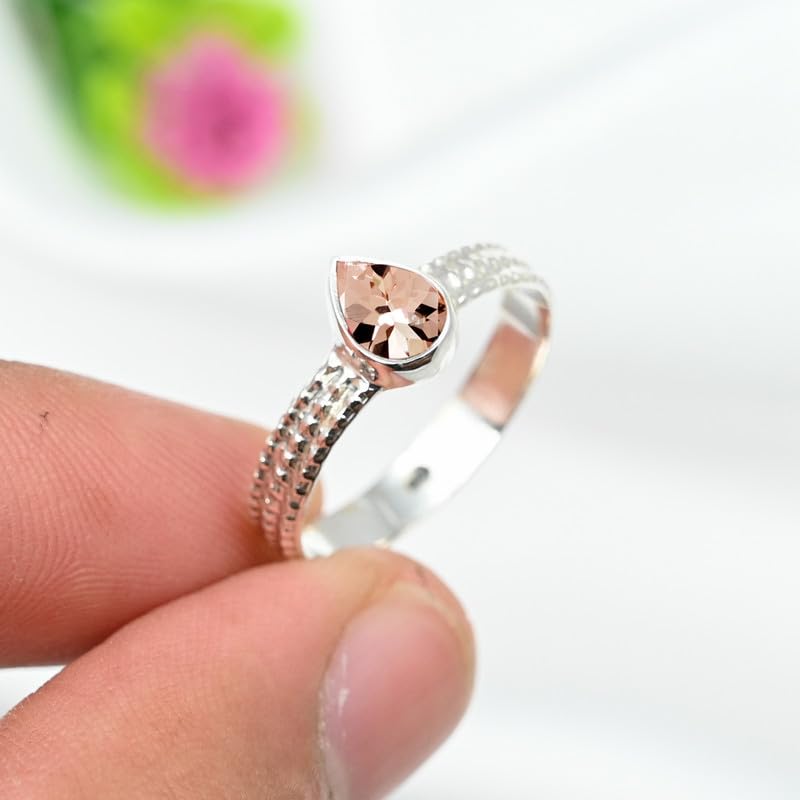 Gemme per uomo e donna, tutte le misure, argento Sterling 925, elegante, fatto a mano, articolo da regalo, gioielli TSR130AA