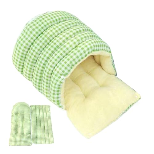 Calda cuccia per gatti, cuccia per cuccioli, comoda cuccia per cani, sacco a pelo per gatti, cuccia per cani a quadri, materiale lavabile e resistente per una comoda pulizia e un uso duraturo dei tuoi