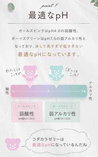 【日本製】コダカラゼリー ガールズピンク｜妊活ゼリー 女の子 pH4.0｜天然由来×無添加 やさしく使える 1.7ml×6本入り（2箱セット） - 画像3