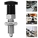 Veemoon Stainless Steel Spring Indexing Plunger with Self Locking Mechanism Precision Positioning Pin for Accurate Alignment Spring Loaded Pin for Industrial and Mechanical