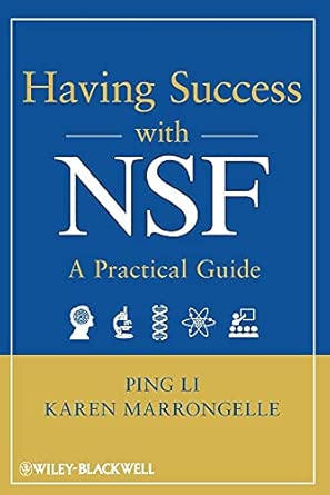 Having Success with NSF: A Practical Guide book cover
