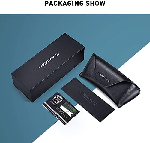 MERRY'S Wrap Around Sport Polarized Sunglasses for Men Women Driving Fishing Cycling Running UV400 Protection S3027 - Image 6