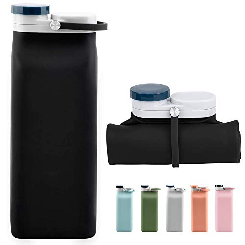 TakeToday Faltbare Wasserflasche Aus Silikon – BPA-frei, Platzsparend Für Unterwegs