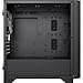 Montech AIR 100 ARGB Micro-ATX Tower with Four ARGB Fans Pre Installed, Ultra-Minimalist Design, Fine Mesh Front Panel, High Airflow, Unique Side Swivel Tempered Glass, Black