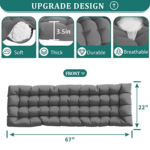 Image of UDPATIO Oversized Zero Gravity Chair Patio Reclining Chairs with Cushion | 29In Outdoor Folding Recliner with Pillows,Cup Holder, Foot Rest, Detachable Pad, Locking Dark Grey-xl