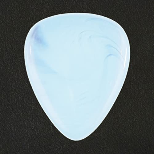 Opalite Gemstone Guitar Or Bass Pick - 3.0 mm Ultra Heavy Gauge - 351 Shape - Specialty Handmade Exotic Plectrum - 3 Pack
