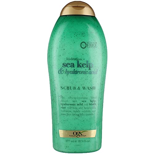 Ogx Body Scrub & Wash Sea Kelp 19.5 Ounce (577Ml) (Pack Of 3) #TOP3