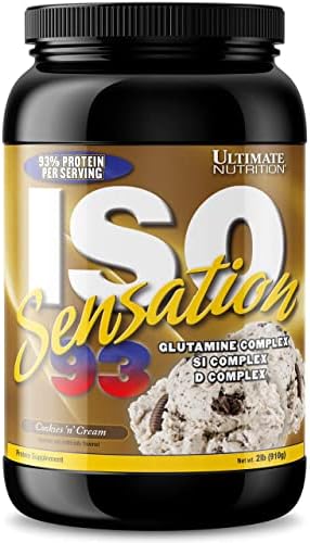 Amazon.com: Ultimate Nutrition Iso Sensation 93 with Glutamine, Whey ...