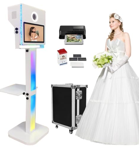 Photo Booth with Printer, Mirror Photo Booth...