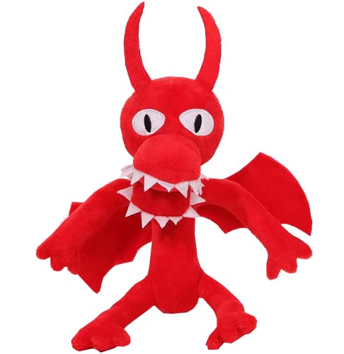 Rainbow Friends Plush,Soft And Comfortable Cute Stuffed Animals,The Best Gift For Boys And Girls Halloween,Thanksgiving,Christmas And Game Lovers. (The red dragon)