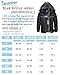 Tansozer Outdoor Winter Jacke Herren Wasserdicht Atmungsaktiv Softshelljacke Funktionsjacke Warm Winterparka Arbeit Thermojacke, Dunkelgrau, XXL