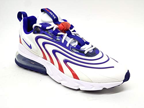 Miniatura 7 de Nike Air Max 270 React Eng Hombre Running Trainers Da1512 Sneakers Zapatos Uk 6 Us 7 Eu 40, White Concord Ember Glow 100