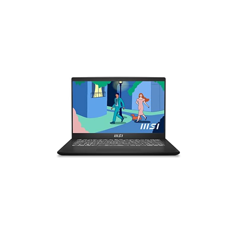 MSI Modern 14, Intel 12th Gen. i7-1255U, 36CM FHD 60Hz Laptop (16GB/512GB NVMe SSD/Windows 11 Home/Intel Iris Xe Graphics/Classic Black/1.4Kg), C12M-459IN