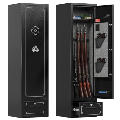 6 Gun Safes Gun Safe for Rifles and Pistols Heavy...