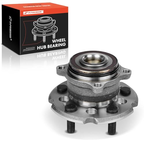 A-Premium Rear Wheel Bearing and Hub Assembly with 5-Lug Compatible with Honda Pilot 2009-2015, FWD Only