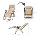 Amazon Basics - Set de 2 sillas con gravedad cero y mesa...