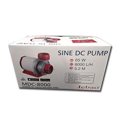 EODUDO-S Pompe à Eau WiFi DC Aquarium Pompe À Circulation De Pompe À Eau De Plongée pour Le réservoir de Poisson, l'étang, l'aquarium, la statuaire (Colore : MDC8000 65W WiFi) Cover