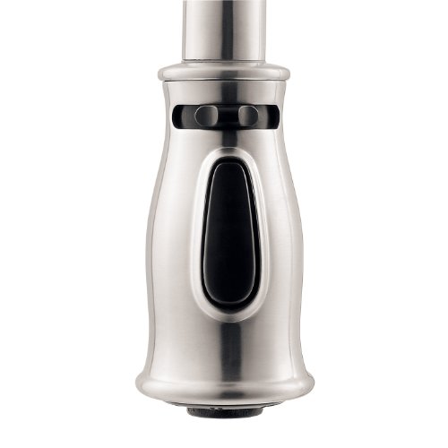 Pfister Hanover Kitchen Faucet With Pull Down Sprayer And Soap Dispenser, Single Handle, High Arc, Stainless Steel Finish, Gt529Tms #TOP4