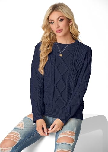 Image of GRECERELLE 2026 Womens Fall Winter Long Sleeve Casual Pullover Sweater Tops
