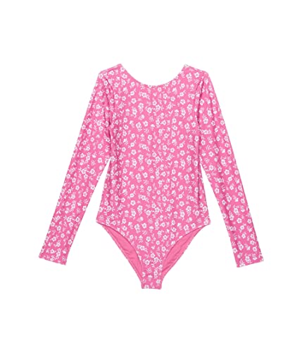 Maillot de bain une pièce rashguard fille Roxy Splendid Dream rose XS