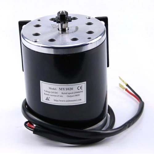 CWTD 24V 500W #25 Chain Brush Motor for Dirt Razor Bikes Bicycles Go Kart Electric Scooter Quad