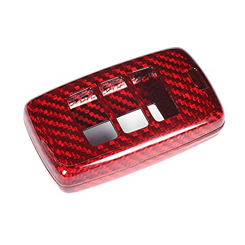 Porte-clé rouge en fibre de carbone et coque de protection pour E-Pace chic