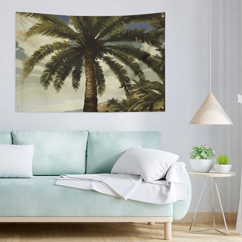 Drapeau tropical palmier en polyester de haute qualité résistant aux intempéries - 4