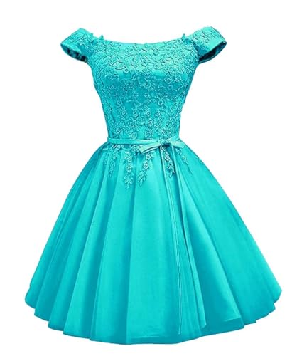 Image of Asulla Short Prom Dresses Homecoming Cocktail Dresses Lace Appliques Bridesmaid Dresses for Wedding