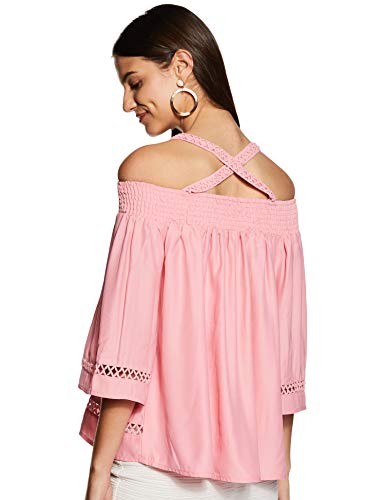 Image of Marie Claire Women's Solid Regular Fit Blouse