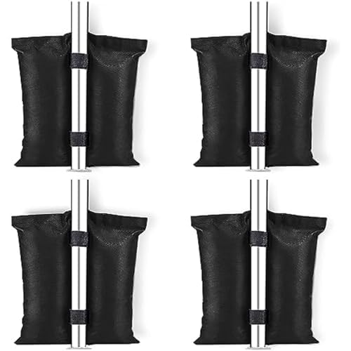 AKOFIC 4 Pack Gazebo Weights Bags, Industrial Heavy Duty Grade 800D Weights for Gazebo Legs with...