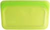 Stasher Platinum Silicone Food Grade Reusable Storage Bag, Lime Snack | Reduce Single-Use Plastic | Cook, Store, Sous Vide, or Freeze | Leakproof, Dishwasher-Safe, Eco-friendly | 12 Oz